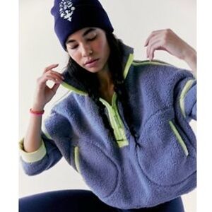 Free People Mountain High Half Zip Fleece